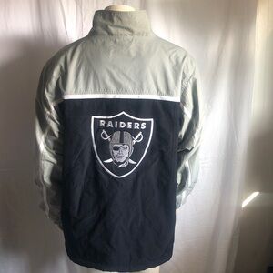 Oakland Raiders Fleece-lined Jacket Mens Large